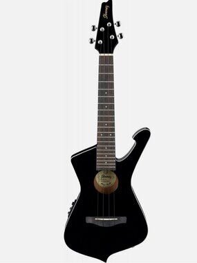 Ibanez Iceman Electro Acoustic Ukulele UICT10-BK